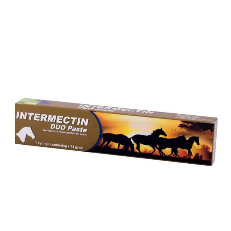 Інтермектин (Intermectin Duo Paste) від глистів для коней, 7.74 г