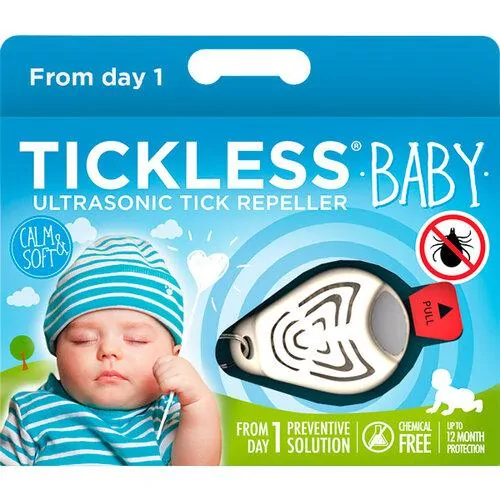 Відлякувач Tickless Baby бежевий ультразвуковий від кліщів та бліх для тварин