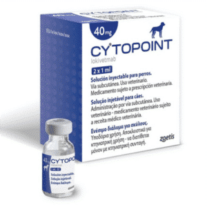 Цитопоінт (Cytopoint) Zoetis 40 мг від свербіння для собак, 2 шт