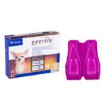Еффітікс (Virbac Effitix) краплі від бліх та кліщів для собак 1,5 - 4 кг (4 шт.)
