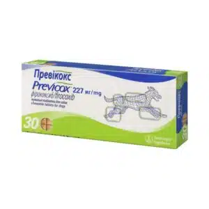 Превікокс (Previcox) Boehringer 227 мг протизапальний для собак, 10 таб