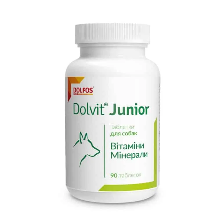 Вітаміни Dolfos Dolvit Junior для цуценят та молодих собак