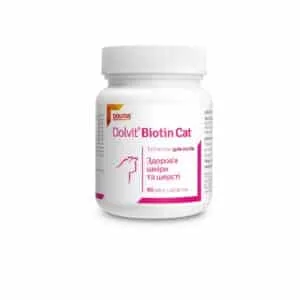 Вітаміни Dolfos Dolvit Biotyn Cat з біотином для котів, 90 таб