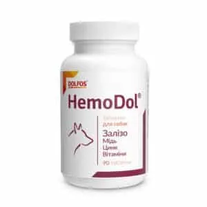 Вітаміни Dolfos HemoDol для кровотворення у собак, 90 таб