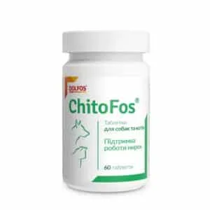 Вітаміни Dolfos ChitoFos при нирках для собак та котів, 60 таб
