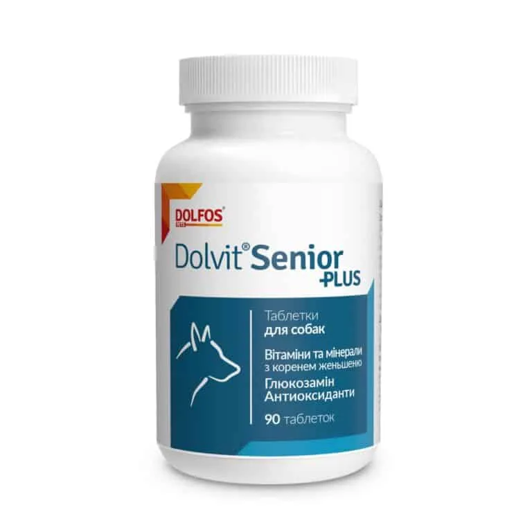 Вітаміни Dolfos Dolvit Senior Plus 7+ для літніх собак