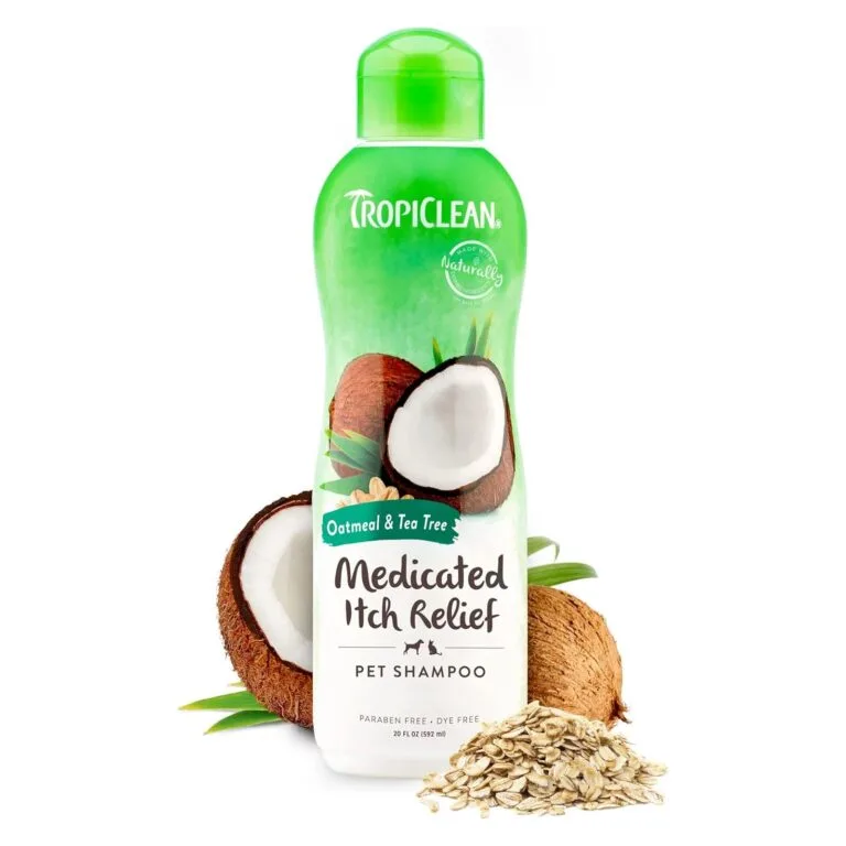 Шампунь Tropiclean вівсяний від алергії для собак та котів, 355 мл