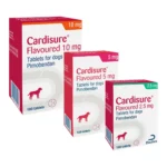 Кардішур (Cardisure) – для лікування серцевої недостатності у собак, 1 блістер / 10 таблеток