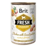 Вологий корм для собак Brit Fresh Chicken with Sweet Potato 400 г (курка)