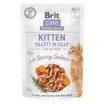 Вологий корм Brit Care з лососем для кошенят, 85 г