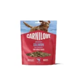 Хрумкі ласощі для собак Carnilove з лососем та лохиною, 200 г