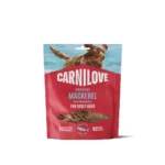 Хрумкі ласощі для собак Carnilove зі скумбрією та малиною, 200 г