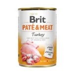 Вологий корм Brit Pate & Meat з індичкою для собак, 400 г