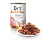 Влажный корм для собак Brit Pate & Meat, с индейкой, 400 г