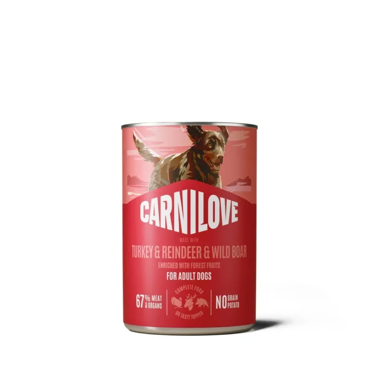 Вологий корм для собак Carnilove з індичкою, олениною та диким кабаном, 400 г