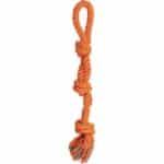 Іграшка Trixie Канат плетений з вузлами та петлею для собак, 60 см