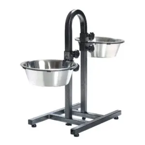 Стійка з мисками Trixie для собак, 2х2.8 л, 24 см, висота 43 см