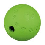 Мяч-кормушка литой 7,5см 1 шт (цвет в ассортименте)