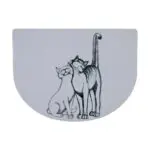 Килимок під миску Trixie Pussy Cat 40 см / 30 см