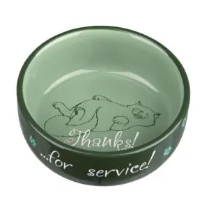 Миска Trixie Thanks for Service керамічна для котів, 300 мл