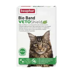 Біо-нашийник Beaphar Veto Shield від паразитів для котів, 35 см