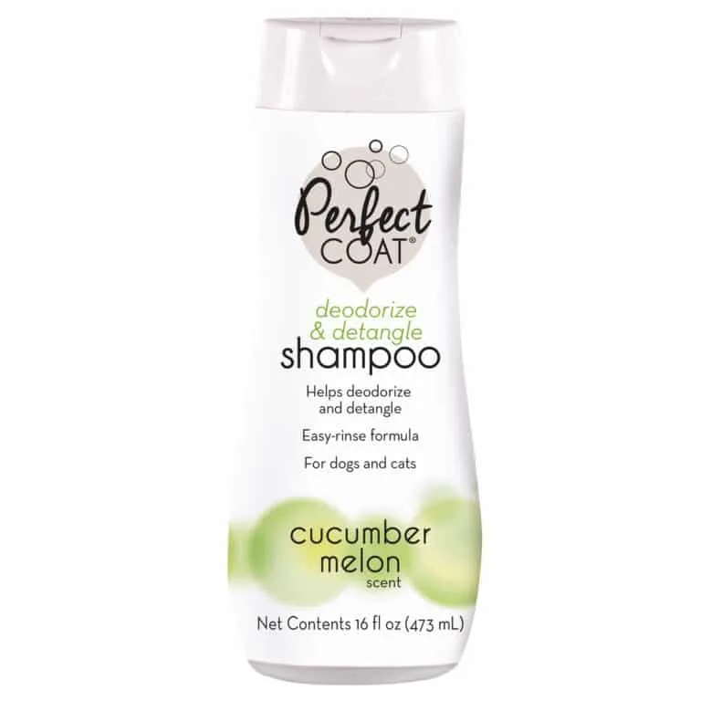 Шампунь 8in1 Perfect Coat Deodorize & Detangle для собак і котів, 473 мл