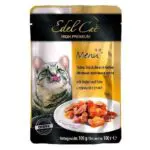 Вологий корм для котів Edel Cat з куркою і качкою у желе, 100 г