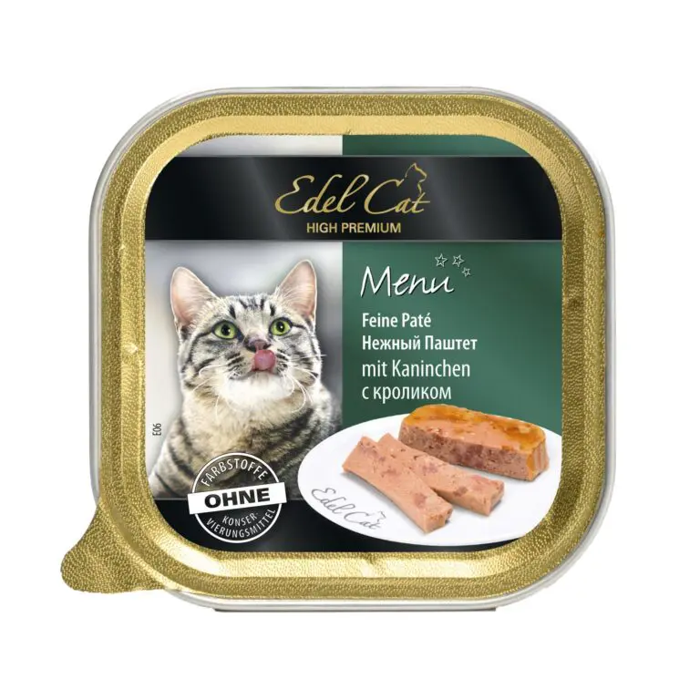 Вологий корм Edel Cat паштет з кроликом для котів, 100 г