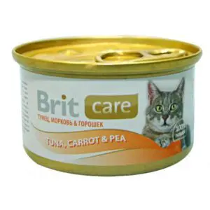 Вологий корм Brit Care з тунцем для котів, 80 г