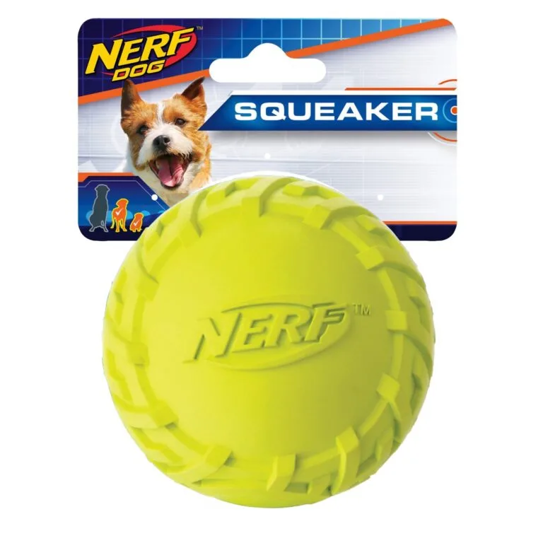 Іграшка Nerf м'яч із пищалкою для собак, 6,4 см