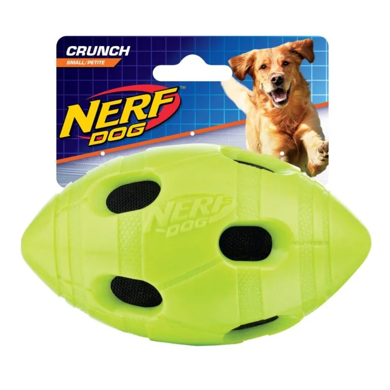 Іграшка Nerf м'яч регбі 10 см для собак