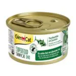 Вологий корм для котів GimCat Shiny Cat Superfood з тунцем і цукіні, 70 г