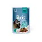 Вологий корм Brit Premium з яловичиною для котів, 85 г