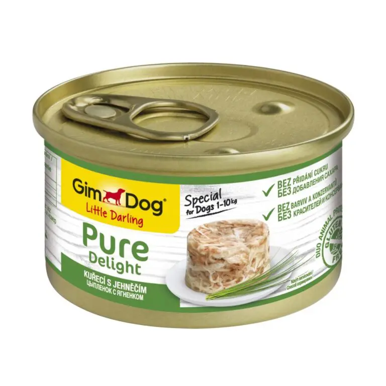 Вологий корм GimDog LD Pure Delight з куркою і ягням для собак, 85 г