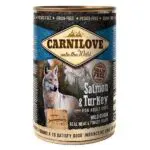 Вологий корм Carnilove Salmon & Turkey з лососем і індичкою для собак, 400 г