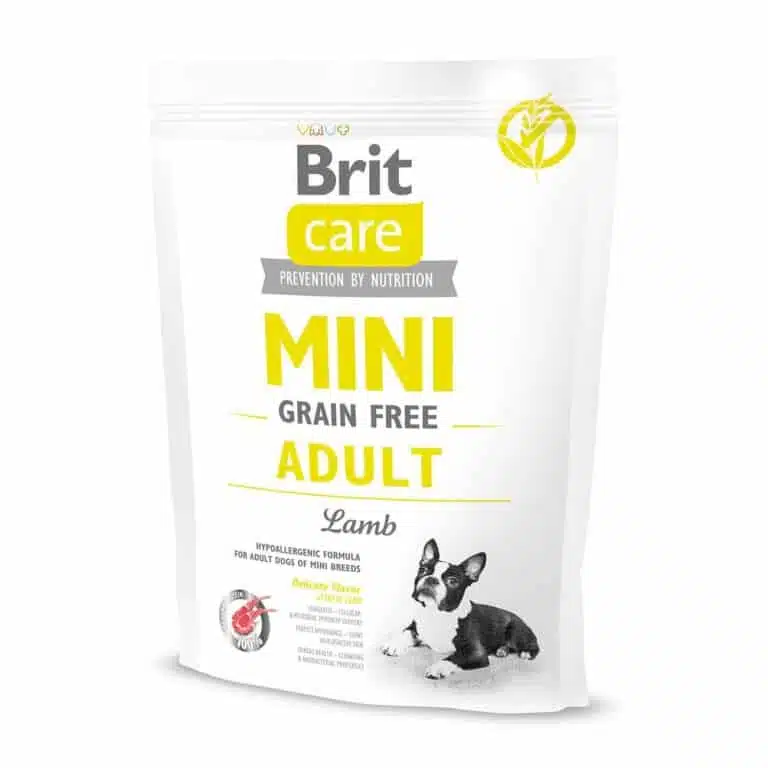 Сухий корм Brit Care Mini Grain Free Adult для дорослих собак мініатюрних порід беззерновий з ягням