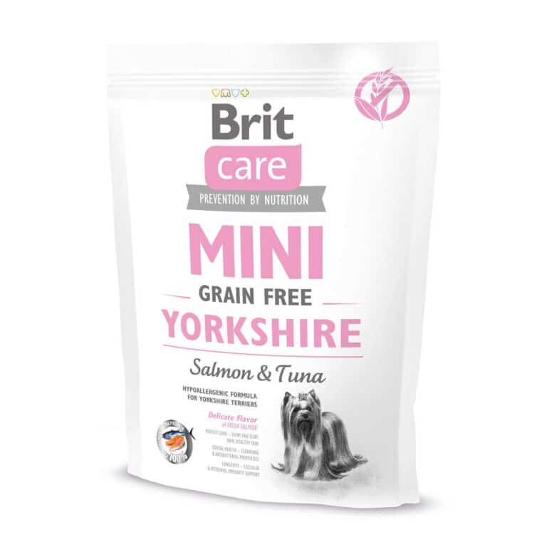 Сухий корм Brit Care Mini Grain Free Yorkshire з лососем та тунцем для собак