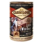 Вологий корм для собак Carnilove Lamb & Wild Boar з ягням та кабаном, 400 г