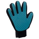 Гребінець-рукавичка для вичісування шерсті, гумова, 16×24 см