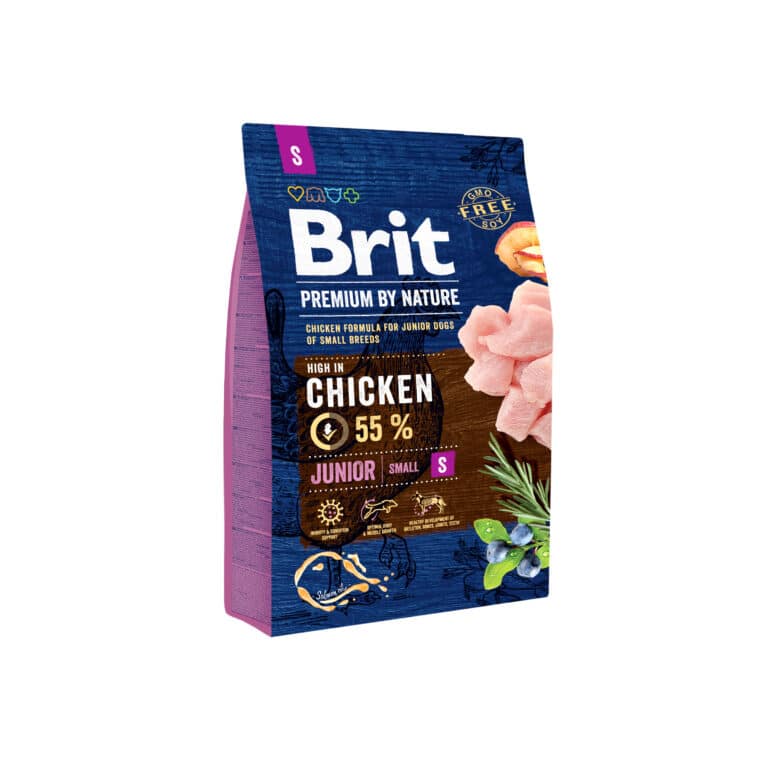 Сухий корм для цуценят дрібних порід Brit Premium Junior S