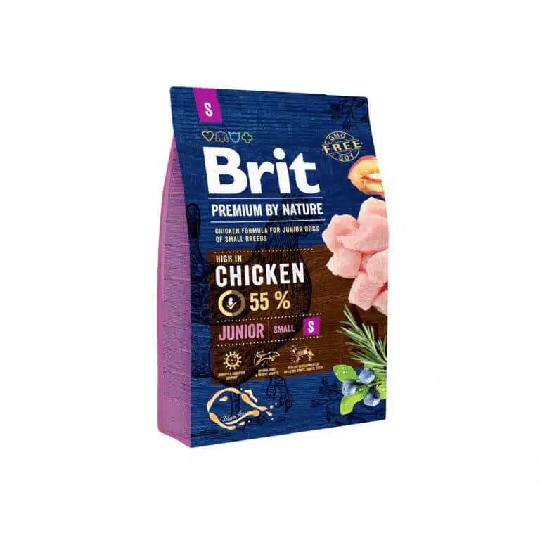 Сухий корм для цуценят дрібних порід Brit Premium Junior S