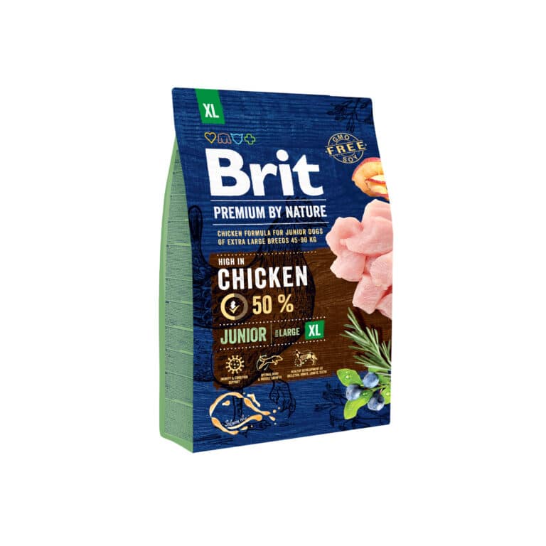 Сухий корм Brit Premium Junior XL з куркою для цуценят гігантських порід