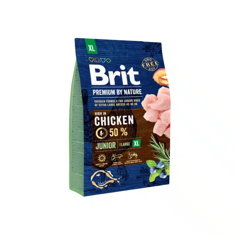 Сухий корм Brit Premium Junior XL з куркою для цуценят гігантських порід