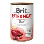 Вологий корм для собак Brit Paté & Meat з яловичиною та індичкою, 400 г