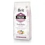 Корм Brit Fresh Healthy Growth для щенков и юниоров с курицей и картофелем