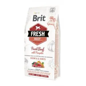 Сухий корм Brit Fresh Growth & Joints з яловичиною для цуценят великих порід