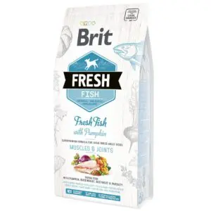 Сухий корм Brit Fresh Muscle & Joints для собак великих порід з рибою та гарбузом