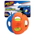Іграшка для собак Nerf М'яч, що світиться d=9 см (гума)