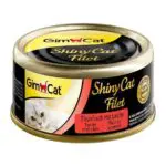 Вологий корм GimCat Shiny Cat Filet з тунцем і лососем для котів, 70 г
