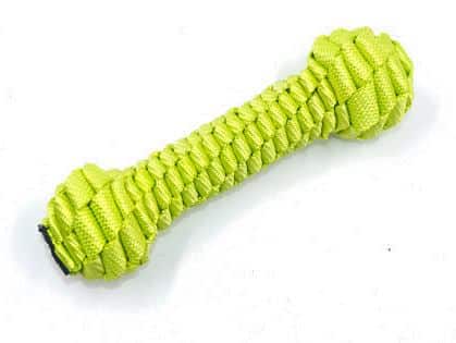 Іграшка GimDog Stretch гантель плетена текстильна для собак